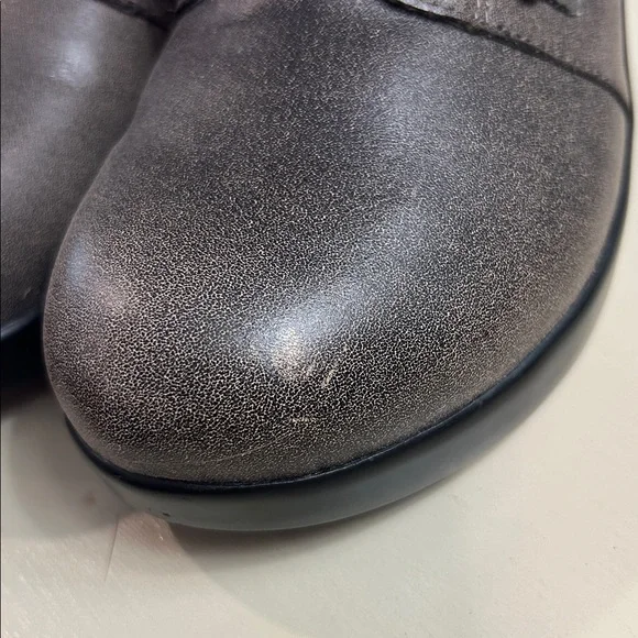 Alegria Metallic Gray Ankle Boots - Picture 4 of 15